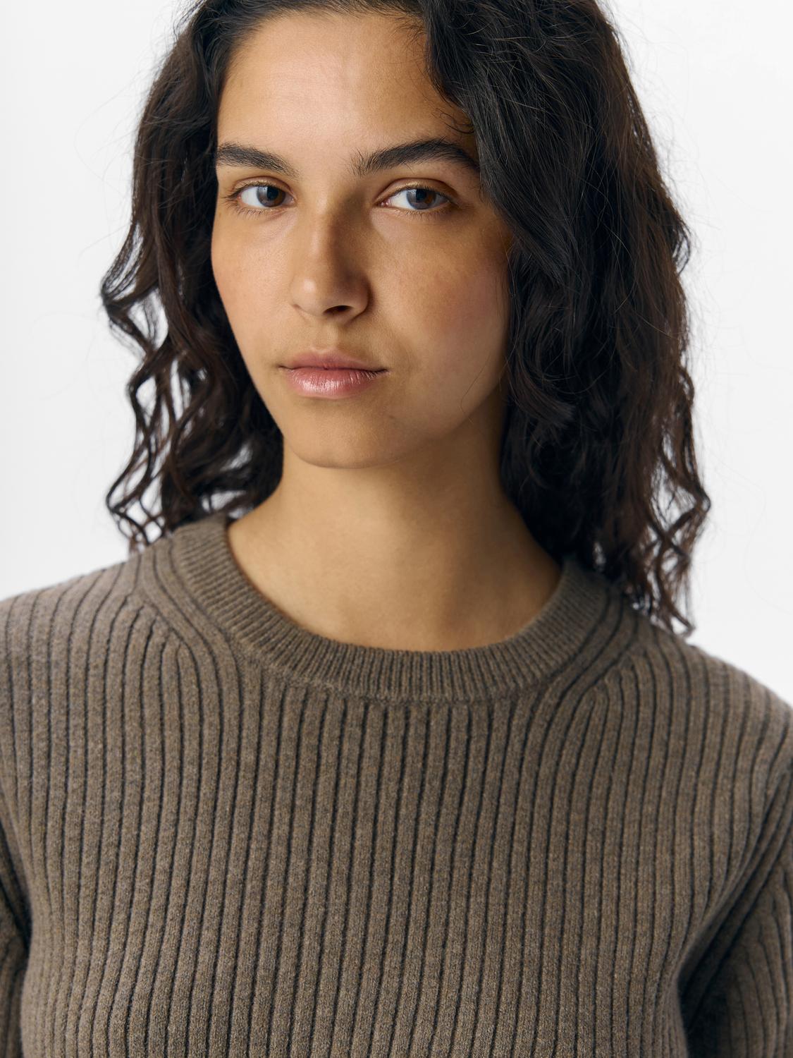 OBJELVA Pullover - Morel - VERO MODA & VILA Bergvik